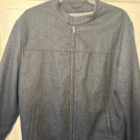 Wool-Blend Zip-Front Jacket - Picture 6 of 6